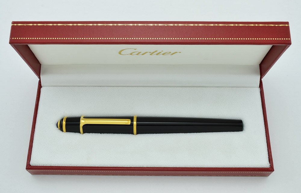 ダコタ　ペンネロ Cartier Mini Diabolo Black Composite PT Fountain Pen F